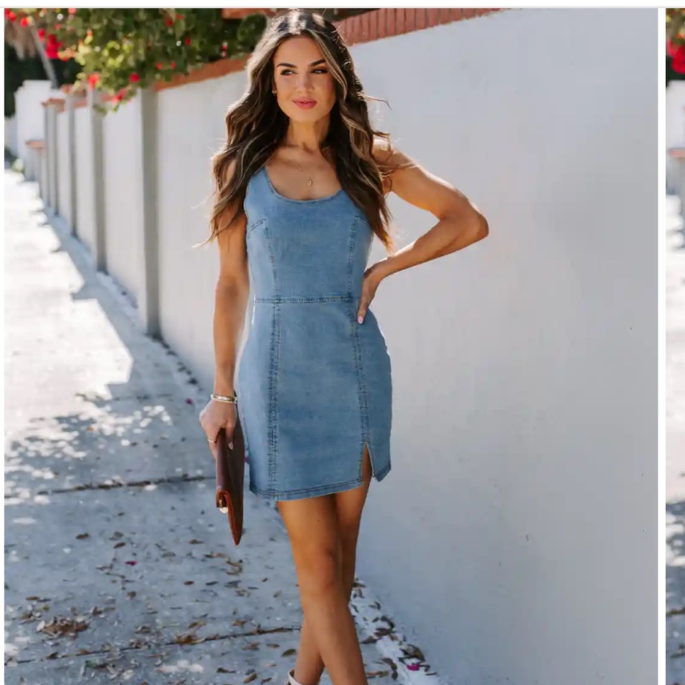 Vici denim dress